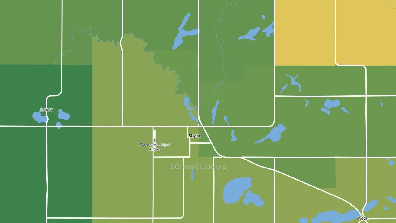56172, MN Map of Theft Rates