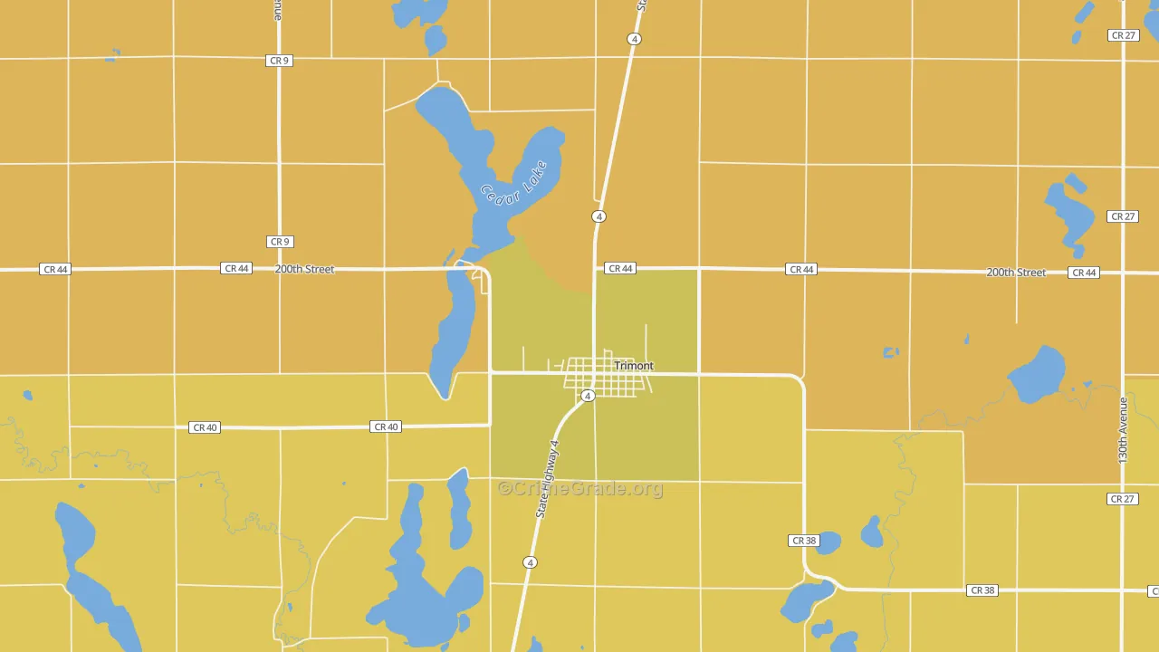 56176, MN Map of Theft Rates