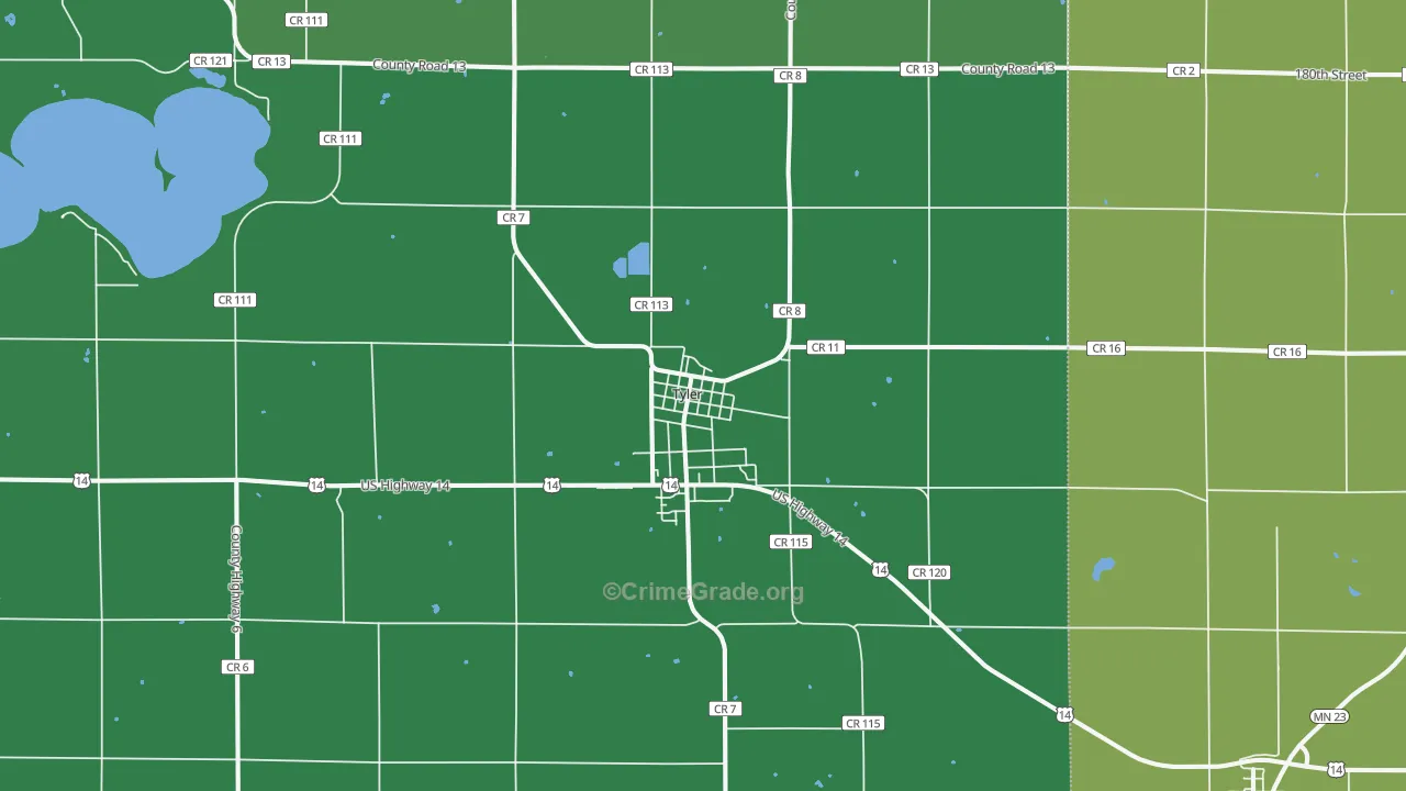56178, MN Map of Theft Rates