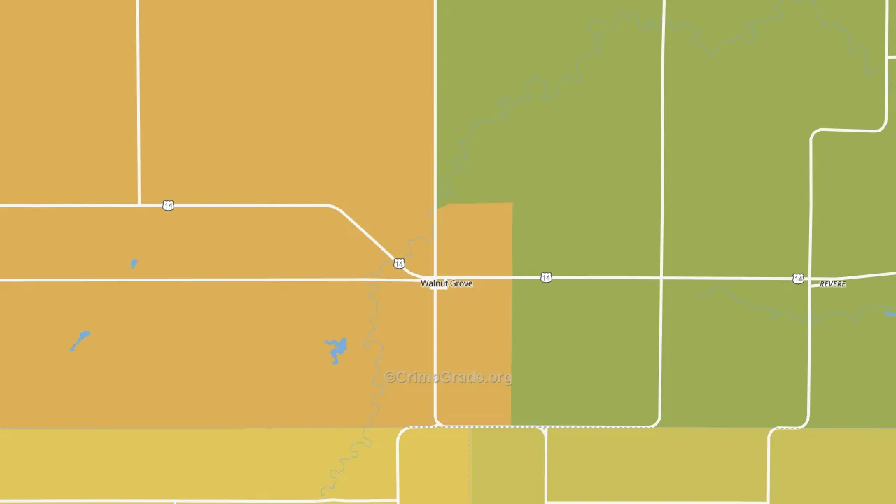 56180, MN Map of Theft Rates