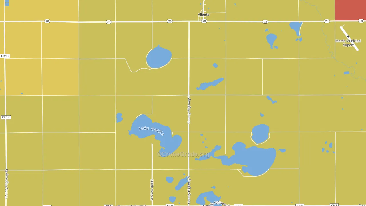 56207, MN Map of Theft Rates