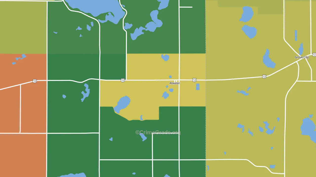 56209, MN Map of Theft Rates