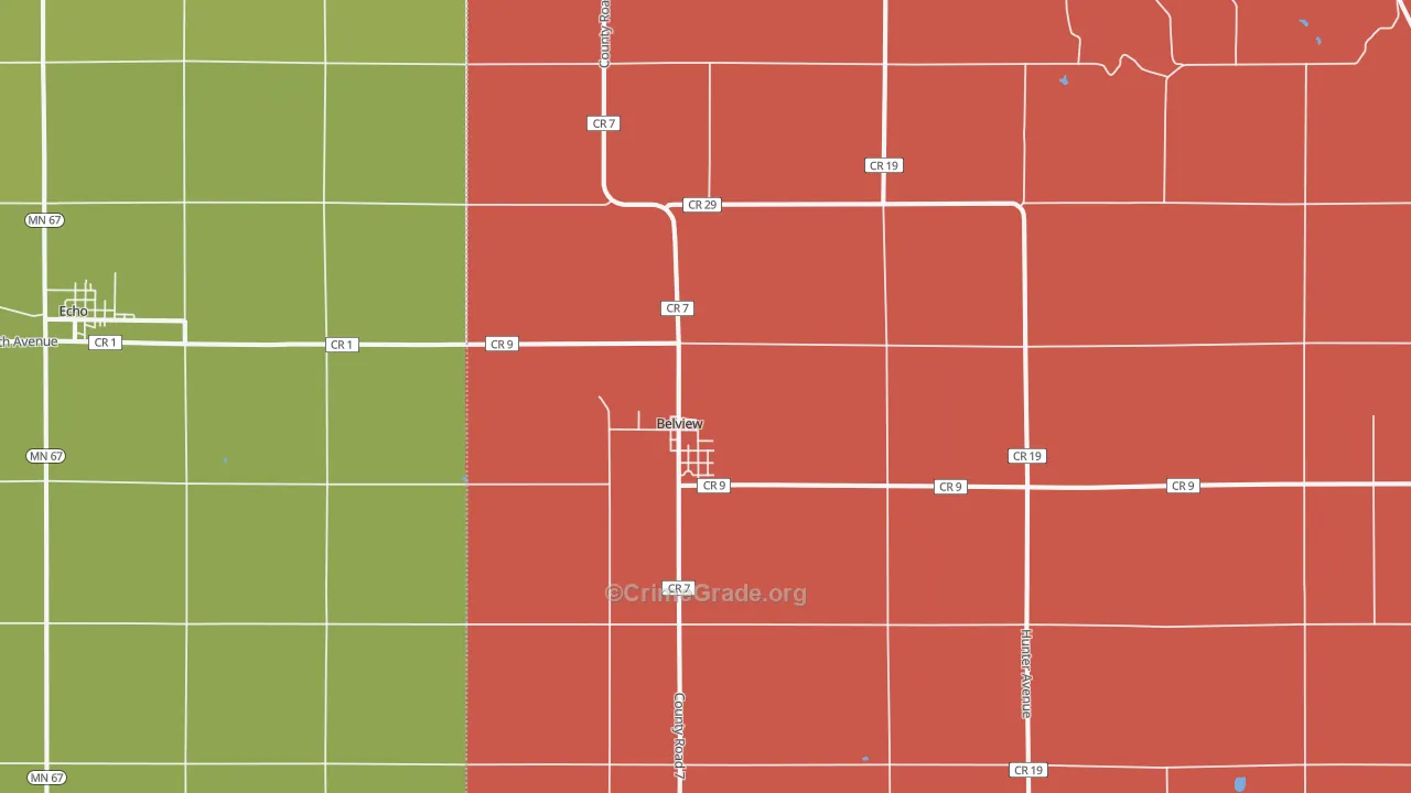 56214, MN Map of Theft Rates