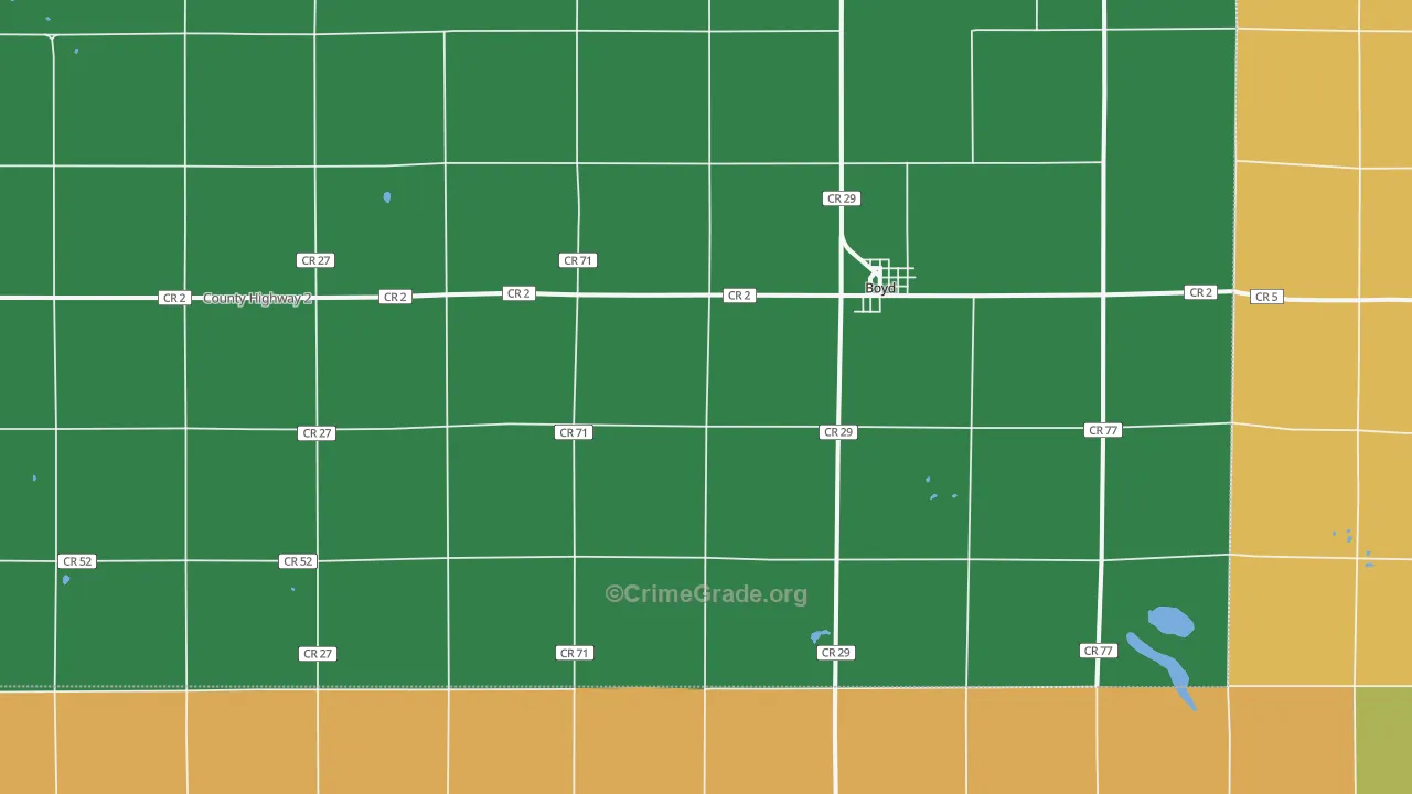 56218, MN Map of Theft Rates