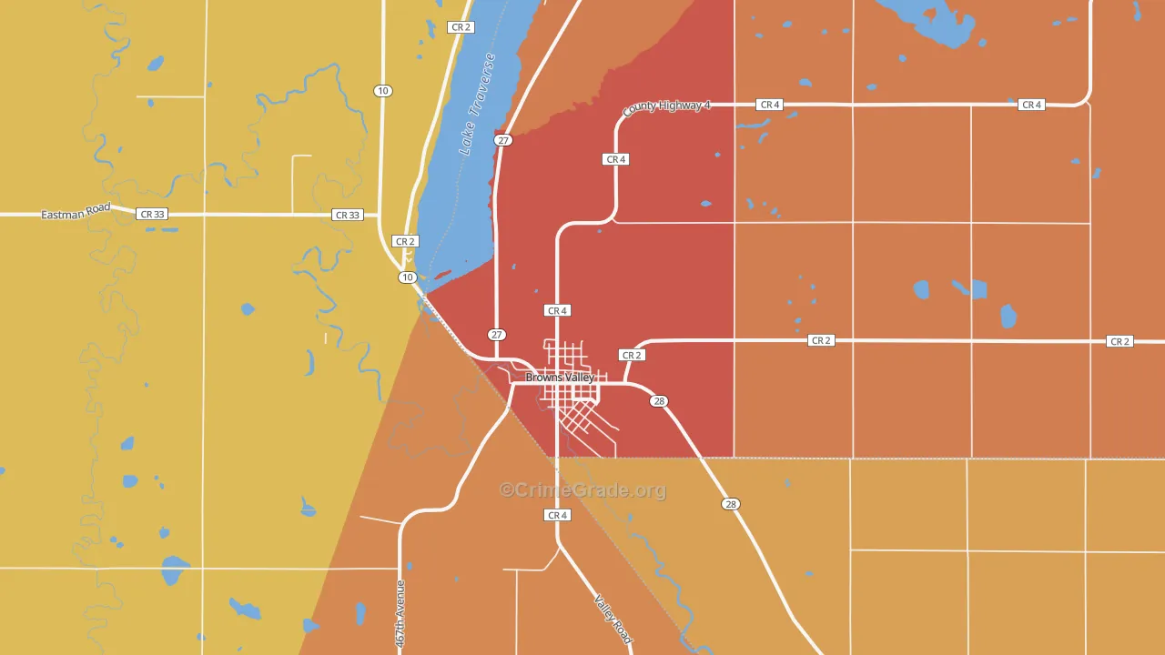 56219, MN Map of Theft Rates