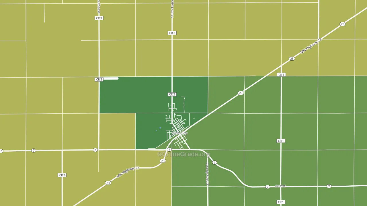 56222, MN Map of Theft Rates