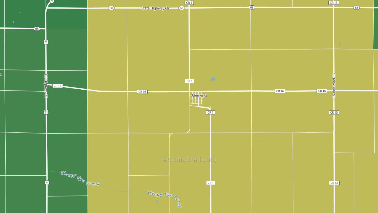 56224, MN Map of Theft Rates