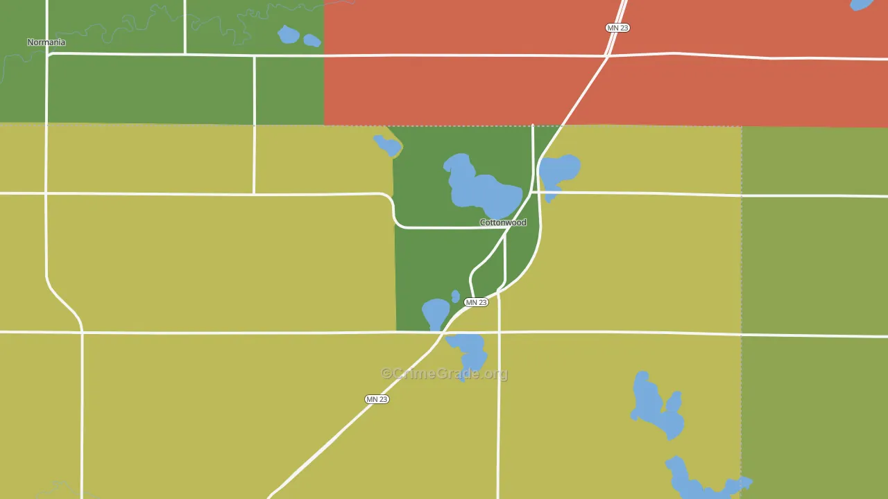 56229, MN Map of Theft Rates