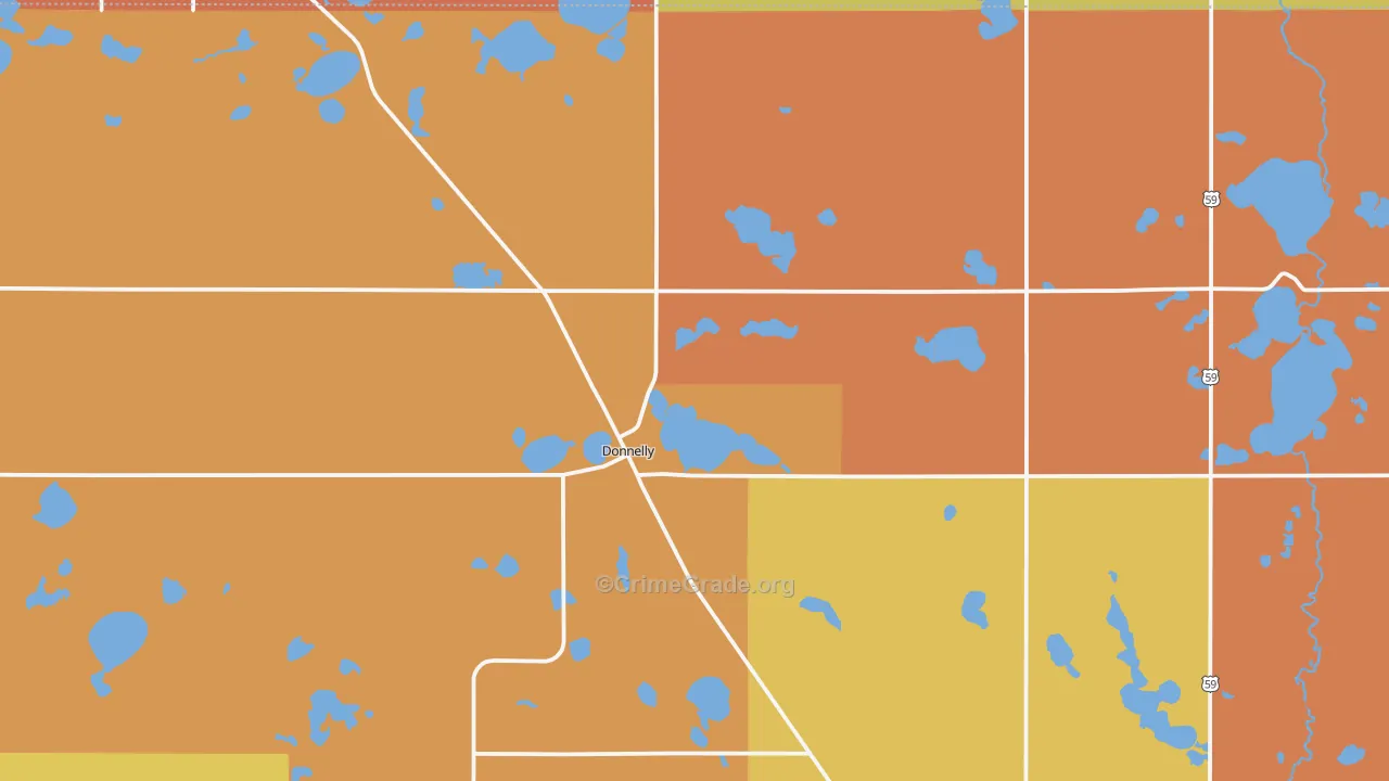 56235, MN Map of Theft Rates