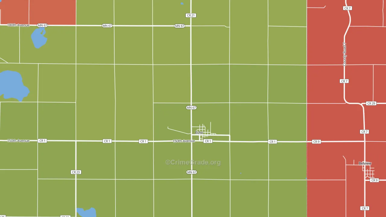 56237, MN Map of Theft Rates