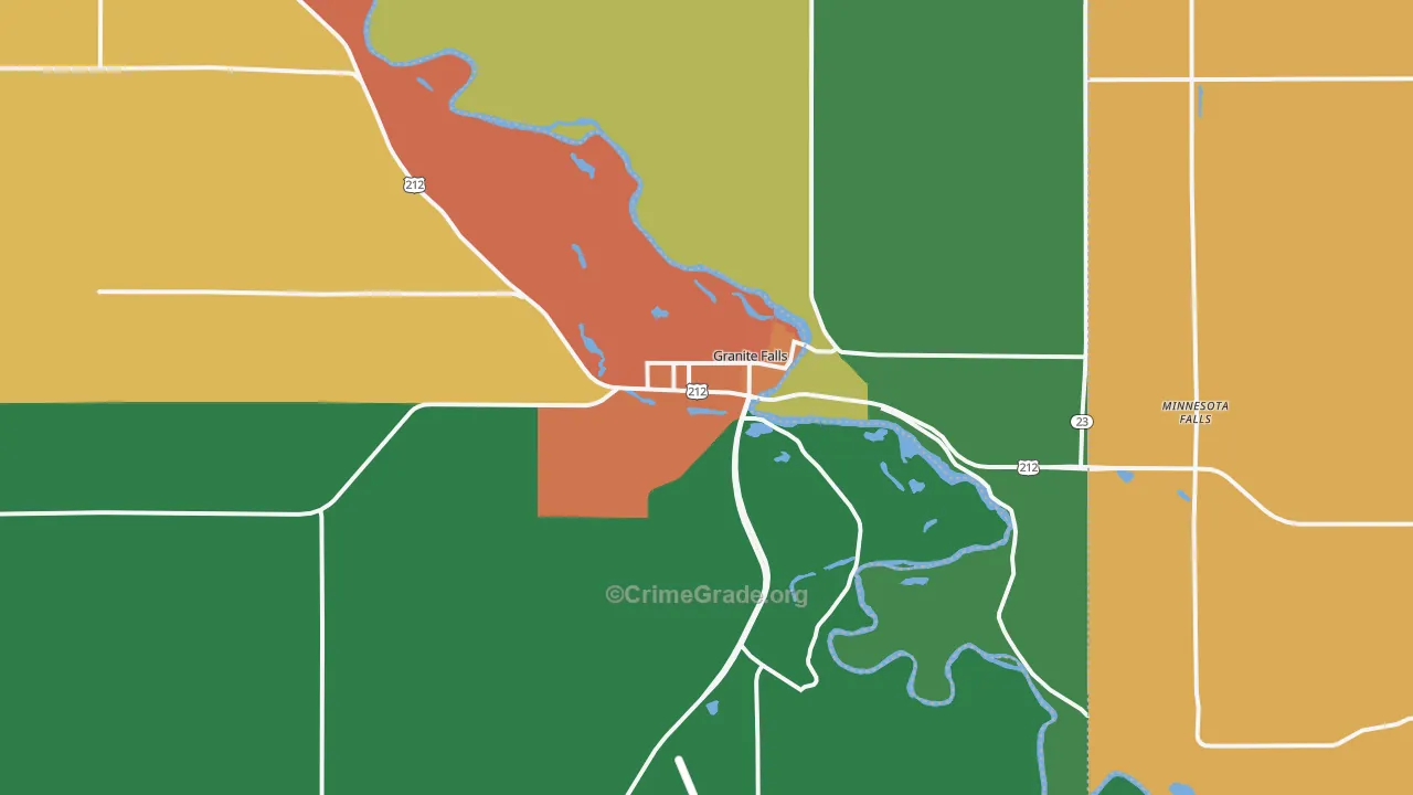 56241, MN Map of Theft Rates