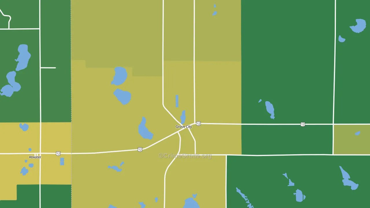 56243, MN Map of Theft Rates