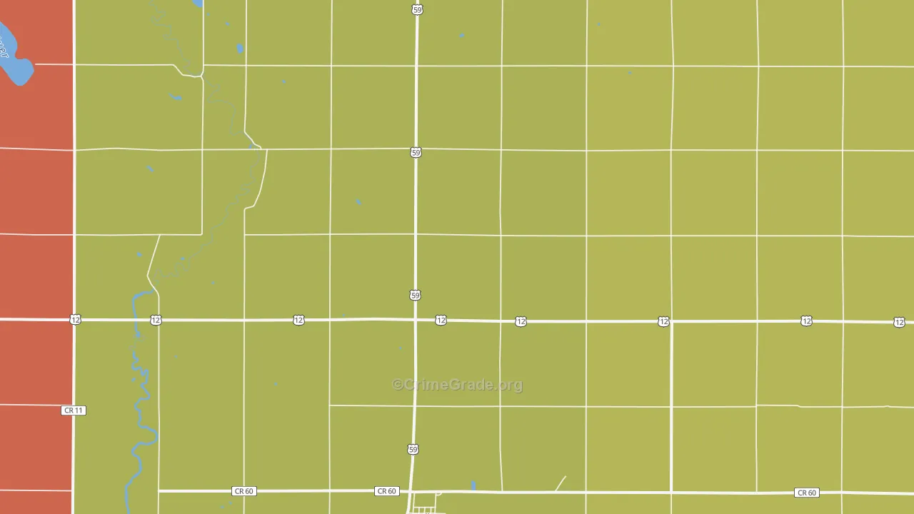 56249, MN Map of Theft Rates