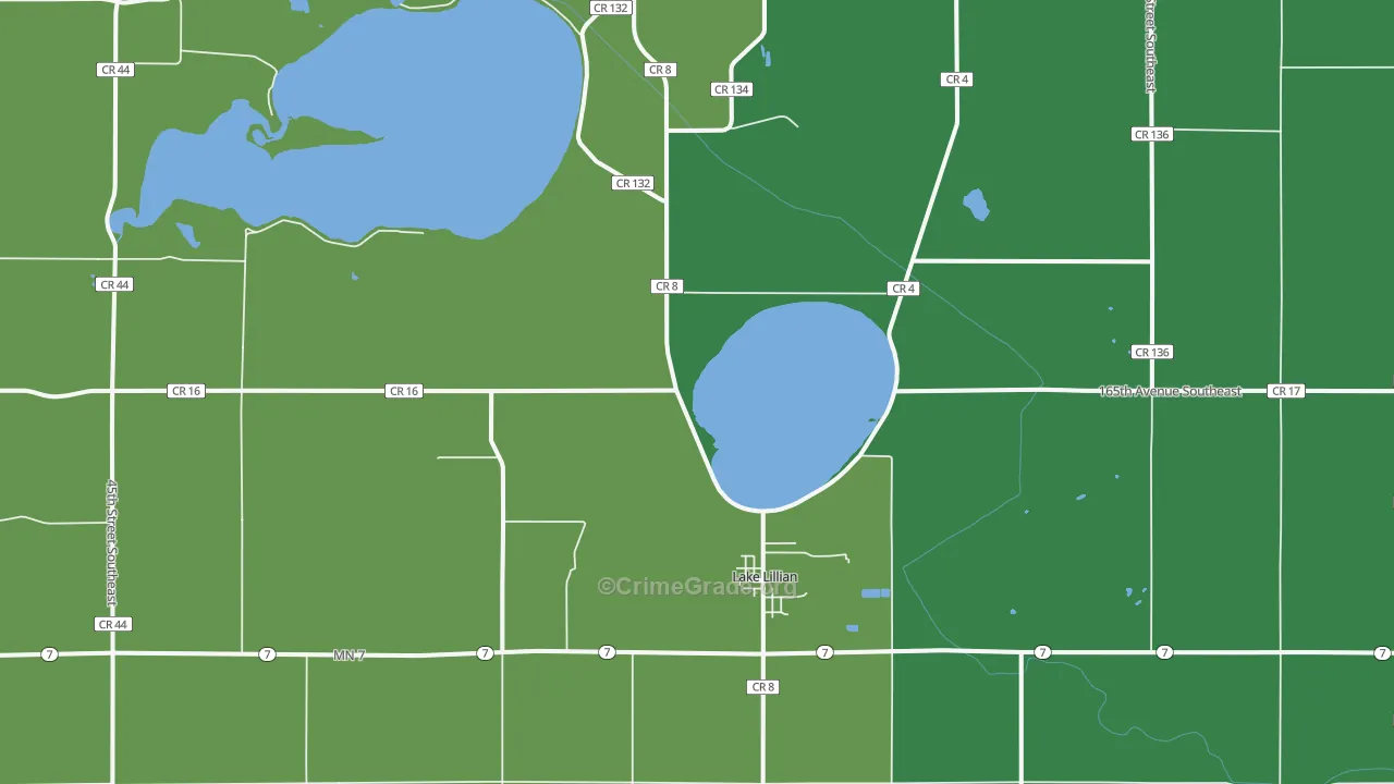 56253, MN Map of Theft Rates