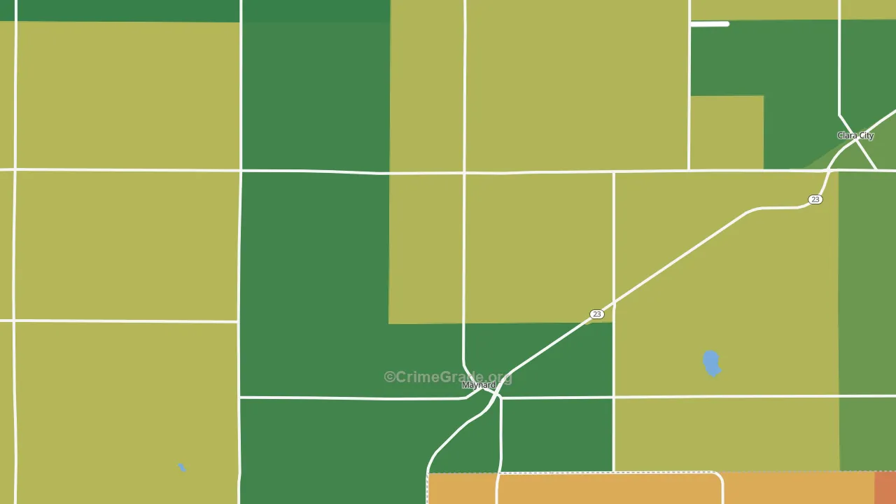 56260, MN Map of Theft Rates