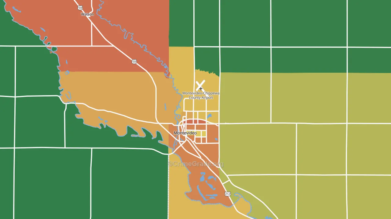 56265, MN Map of Theft Rates