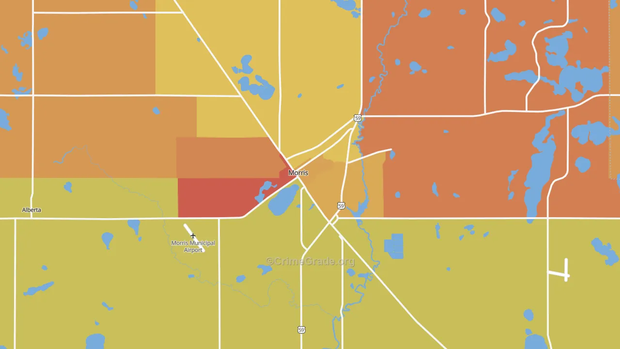 56267, MN Map of Theft Rates