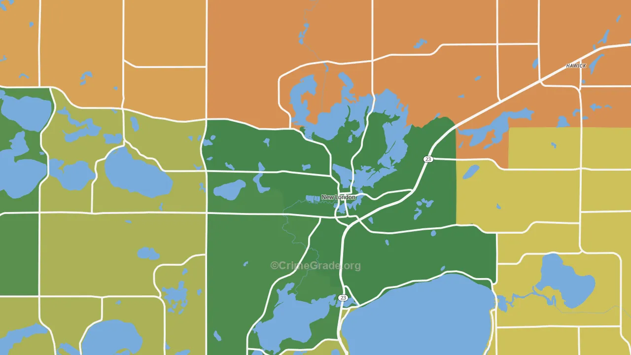 56273, MN Map of Theft Rates