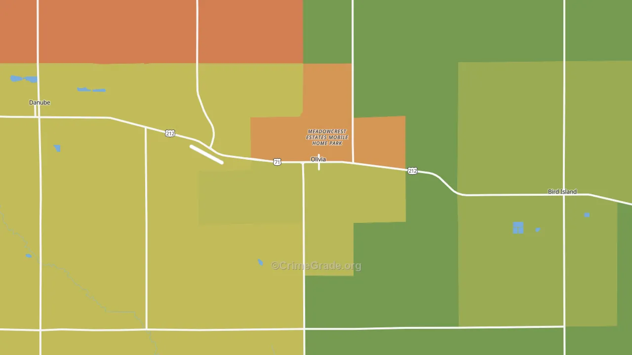 56277, MN Map of Theft Rates