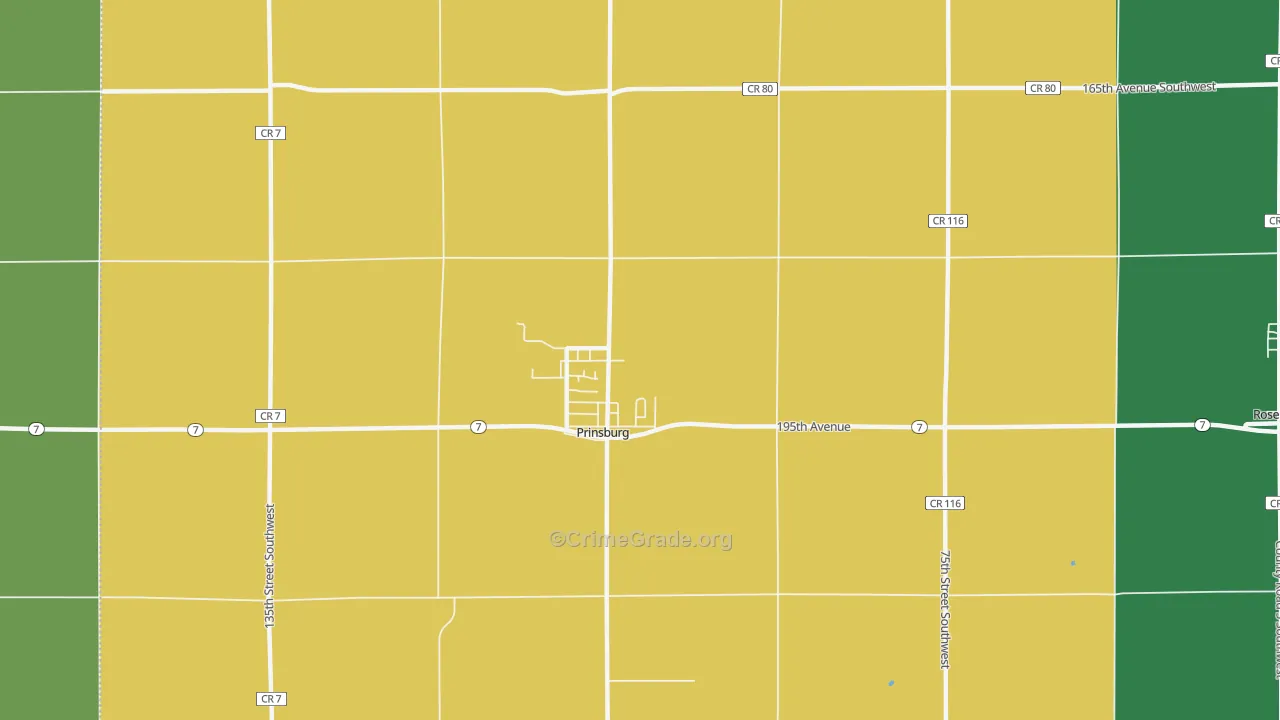 56281, MN Map of Theft Rates