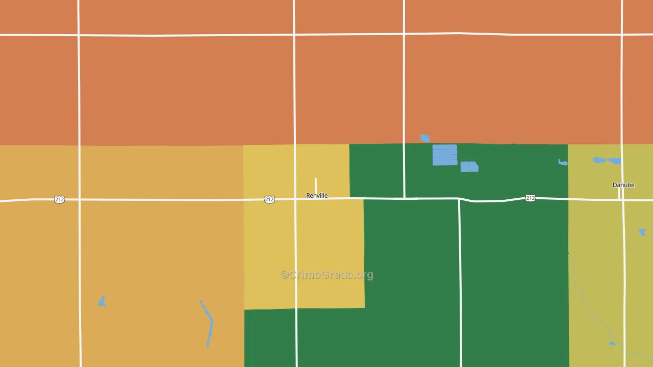 56284, MN Map of Theft Rates