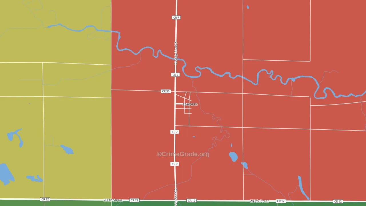 56287, MN Map of Theft Rates