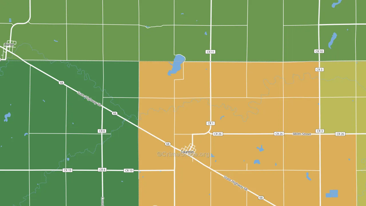 56291, MN Map of Theft Rates