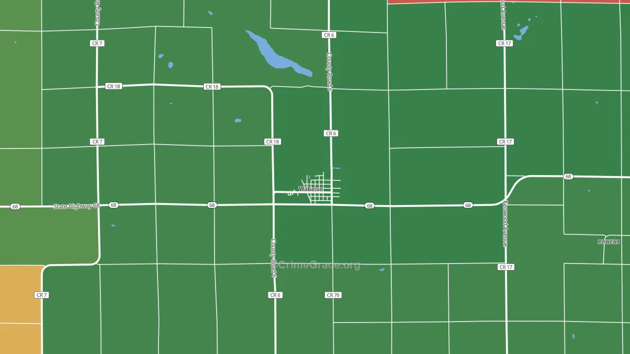 56293, MN Map of Theft Rates