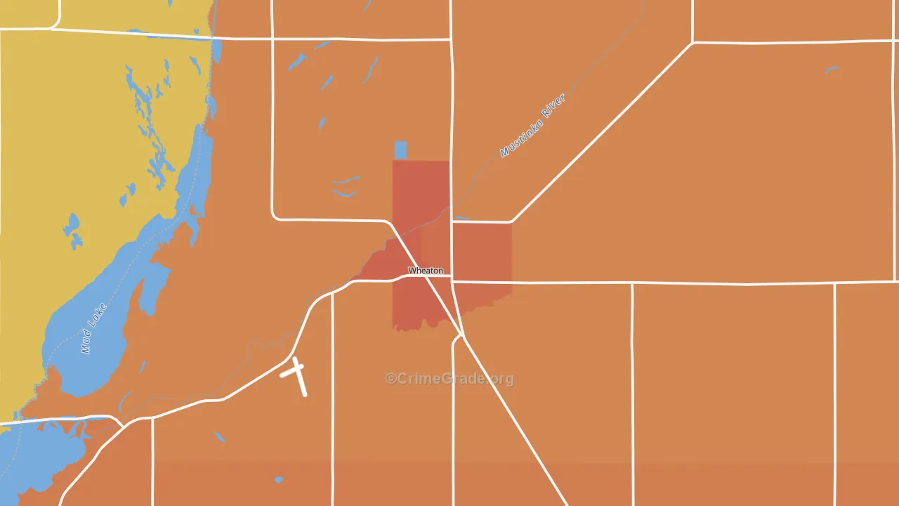56296, MN Map of Theft Rates