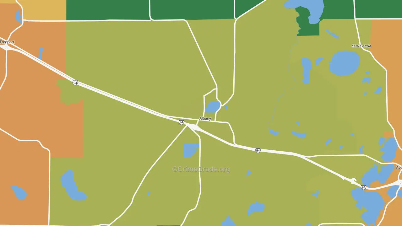 56307, MN Map of Theft Rates