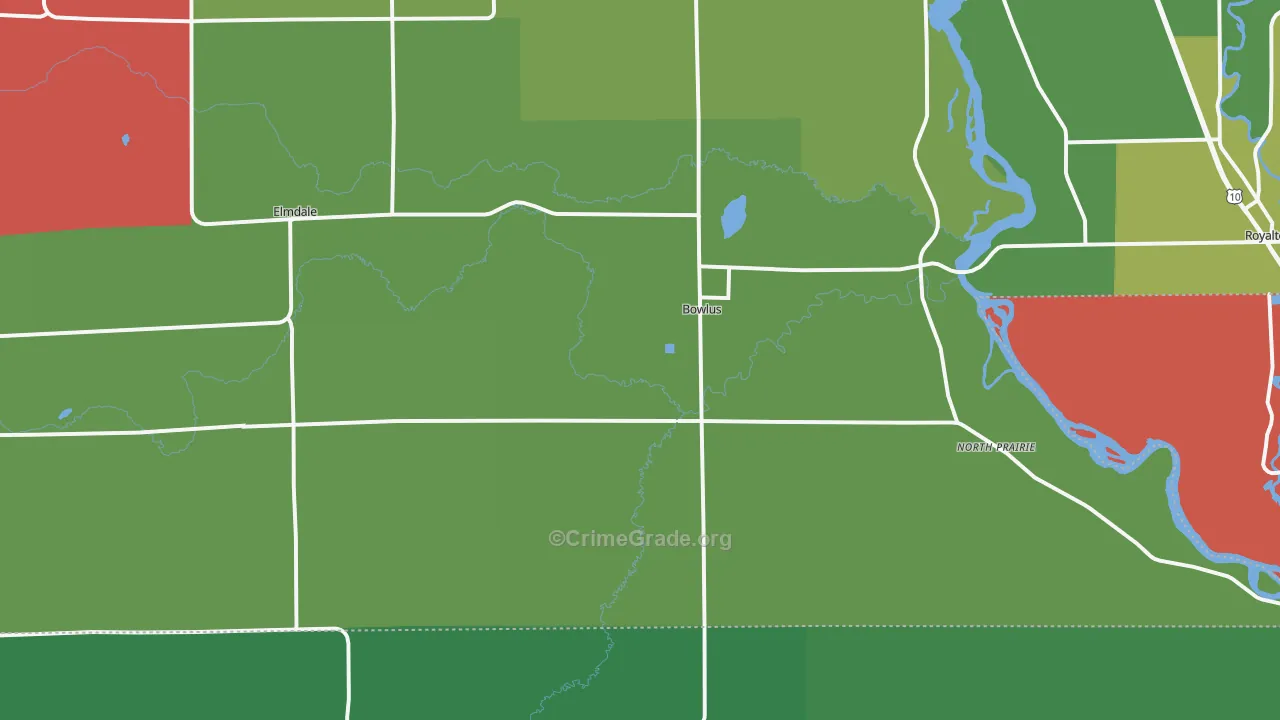 56314, MN Map of Theft Rates