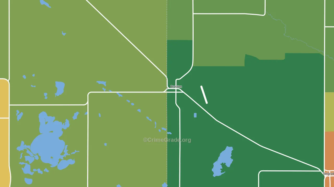 56316, MN Map of Theft Rates