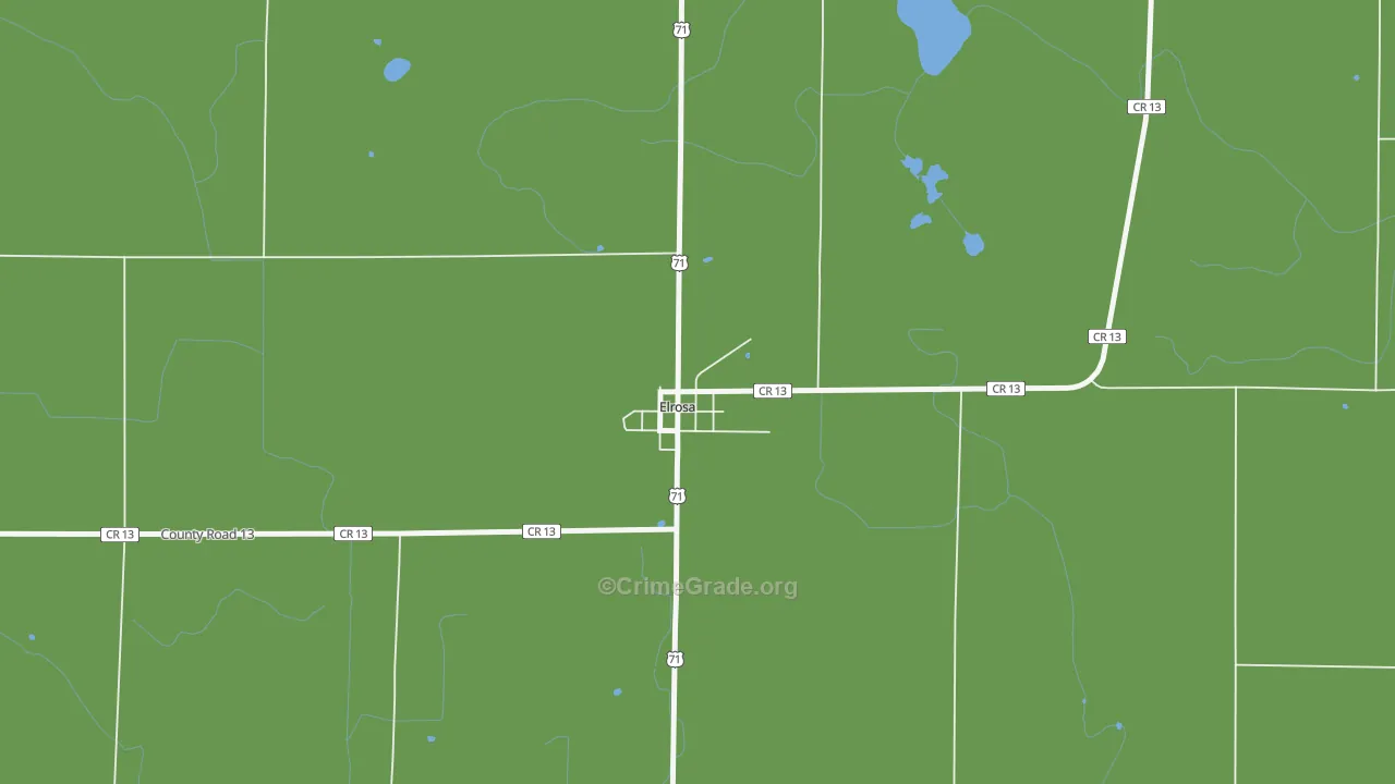 56325, MN Map of Theft Rates