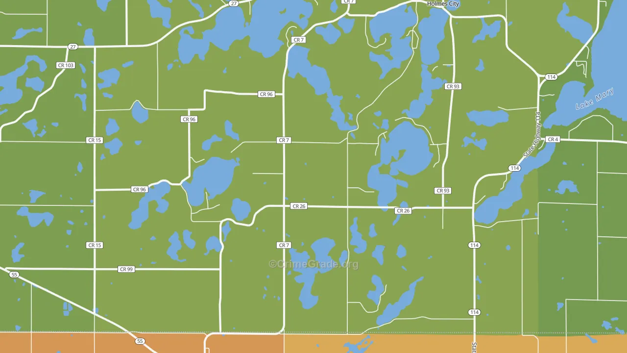 56327, MN Map of Theft Rates