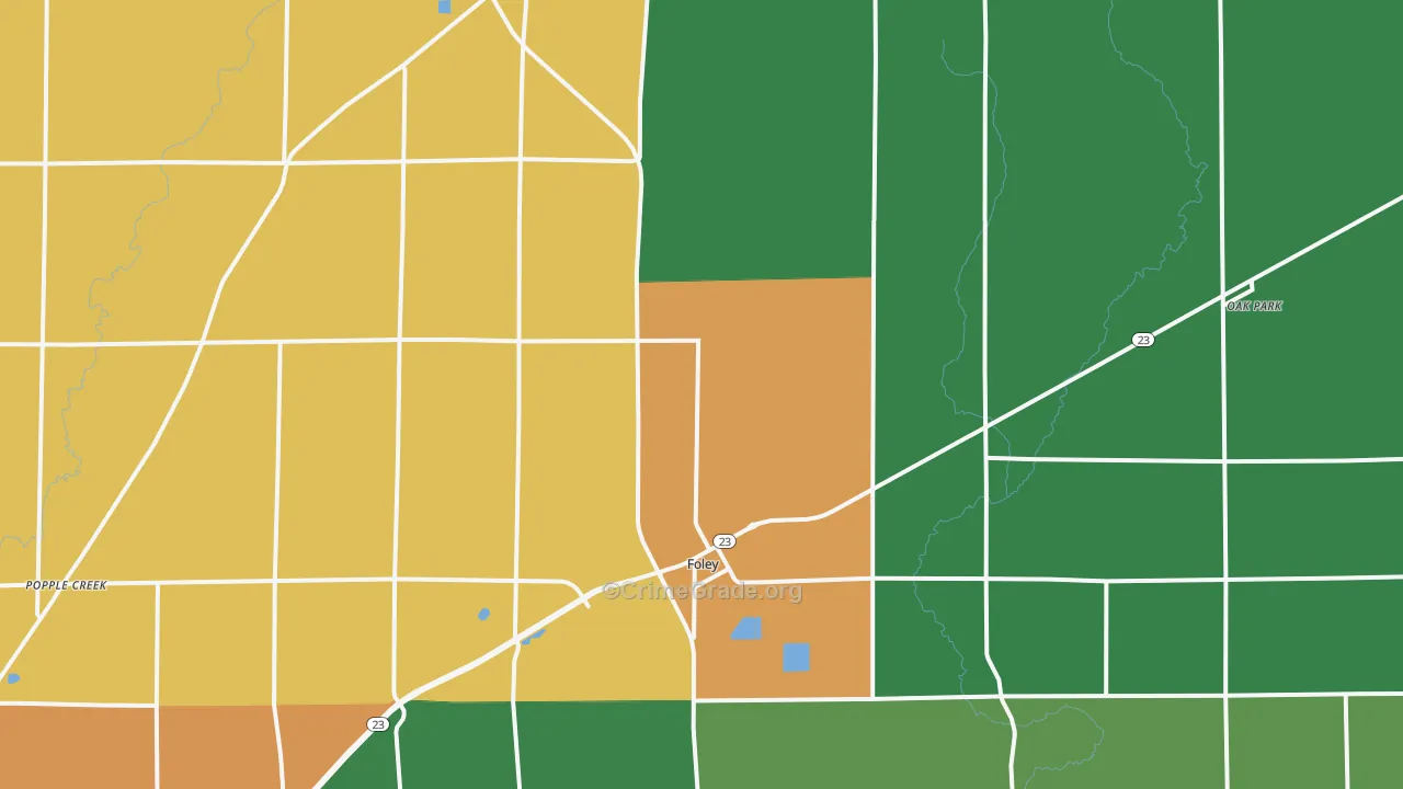 56329, MN Map of Theft Rates