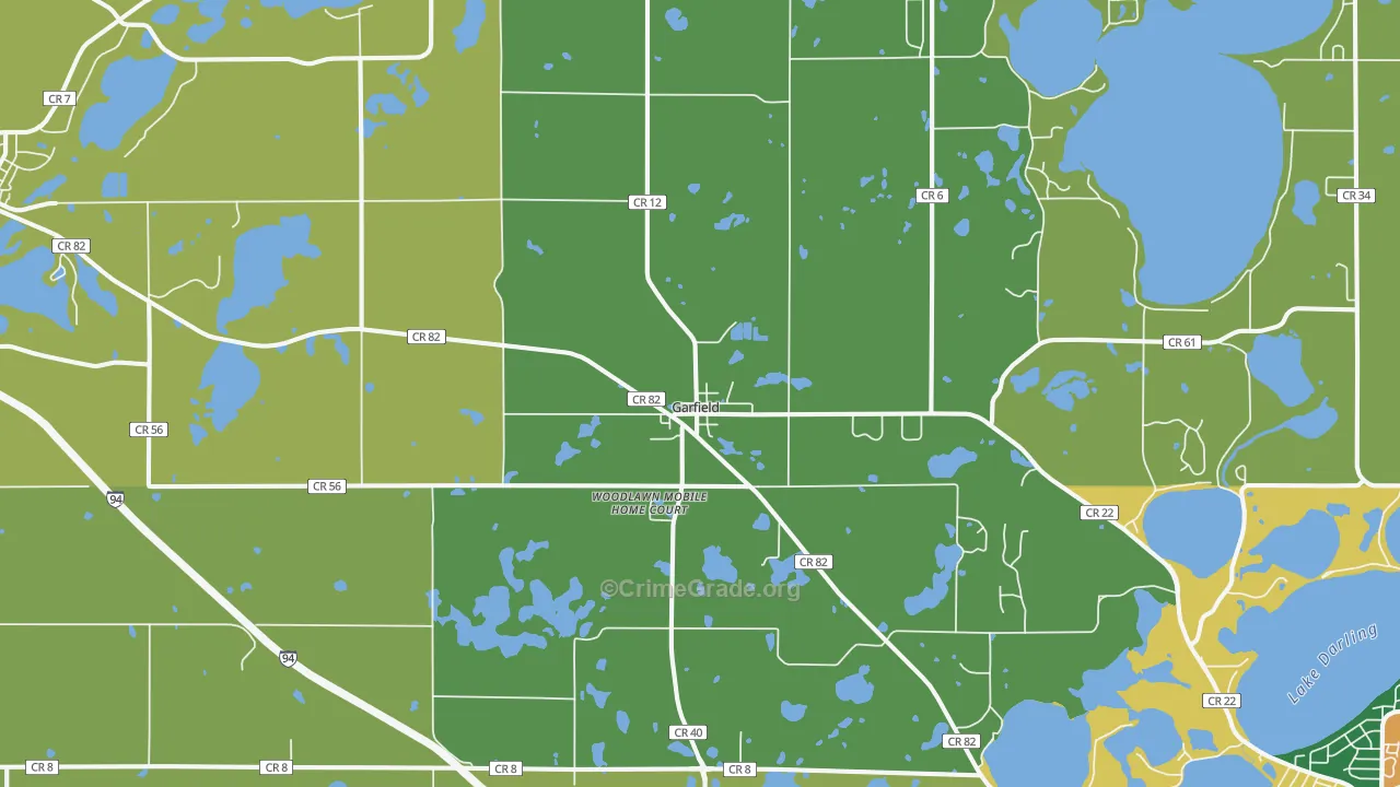 56332, MN Map of Theft Rates