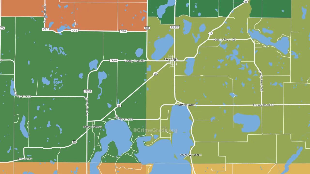 56336, MN Map of Theft Rates