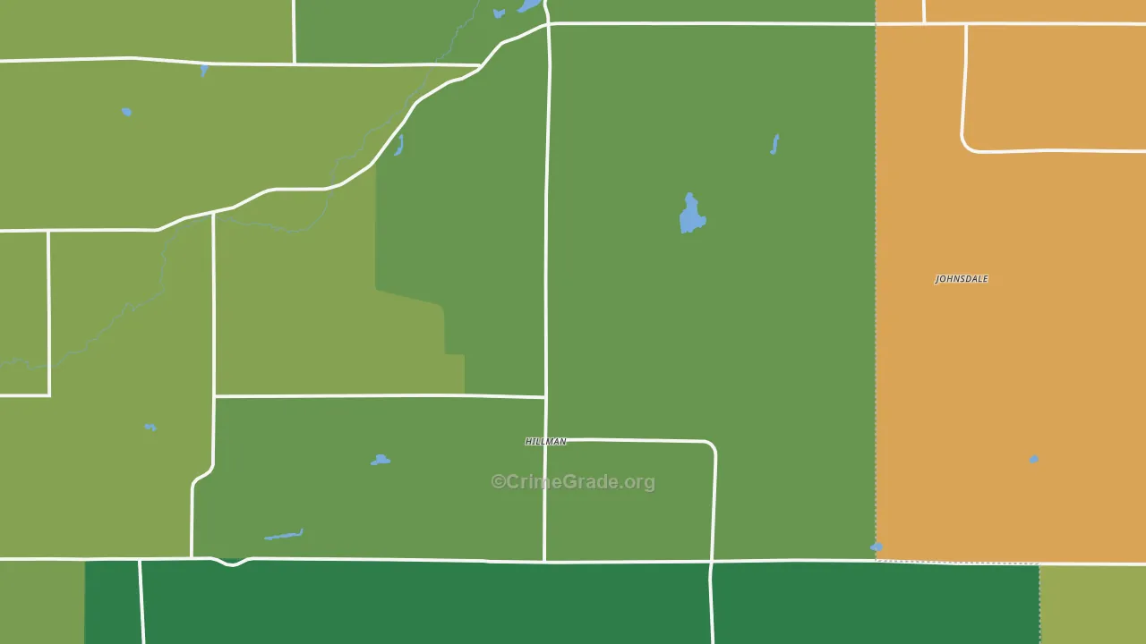 56338, MN Map of Theft Rates