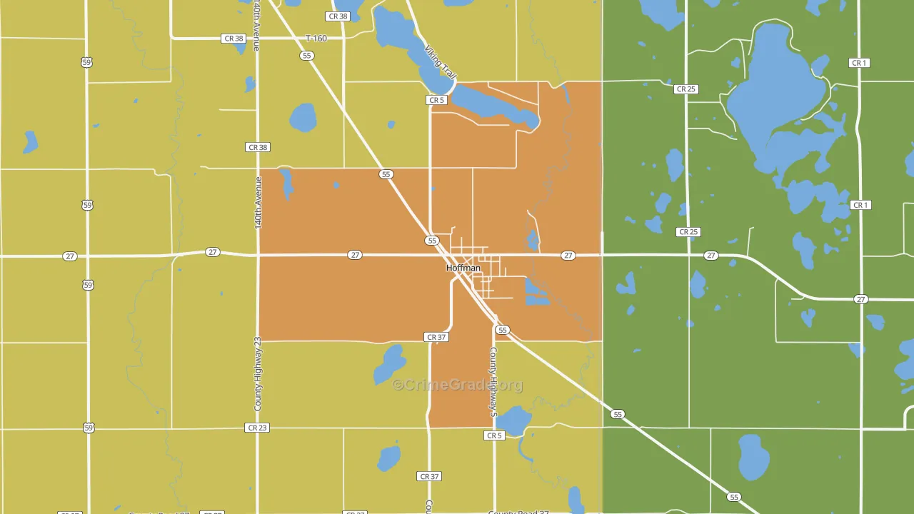 56339, MN Map of Theft Rates