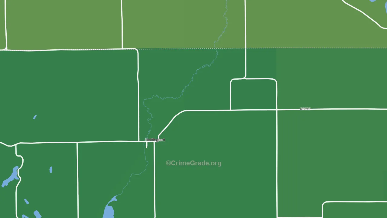 56340, MN Map of Theft Rates