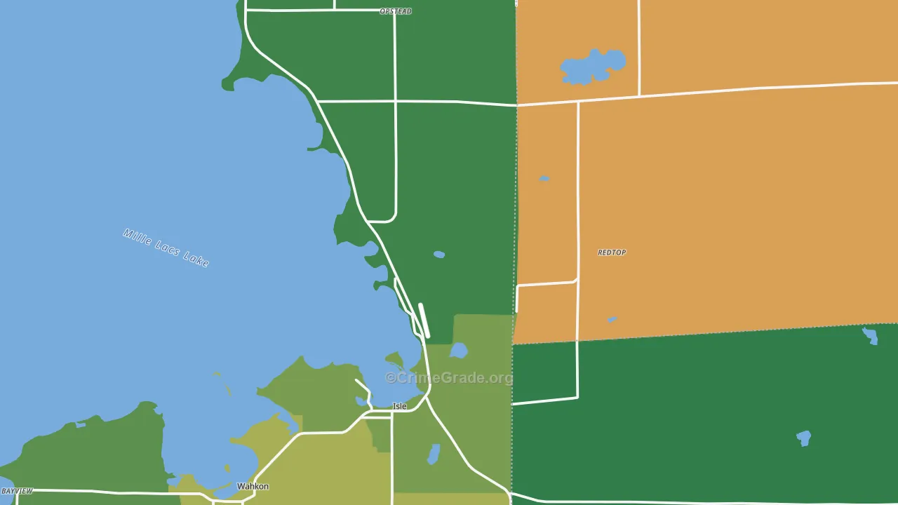 56342, MN Map of Theft Rates