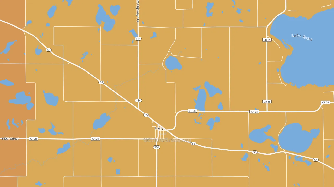56349, MN Map of Theft Rates
