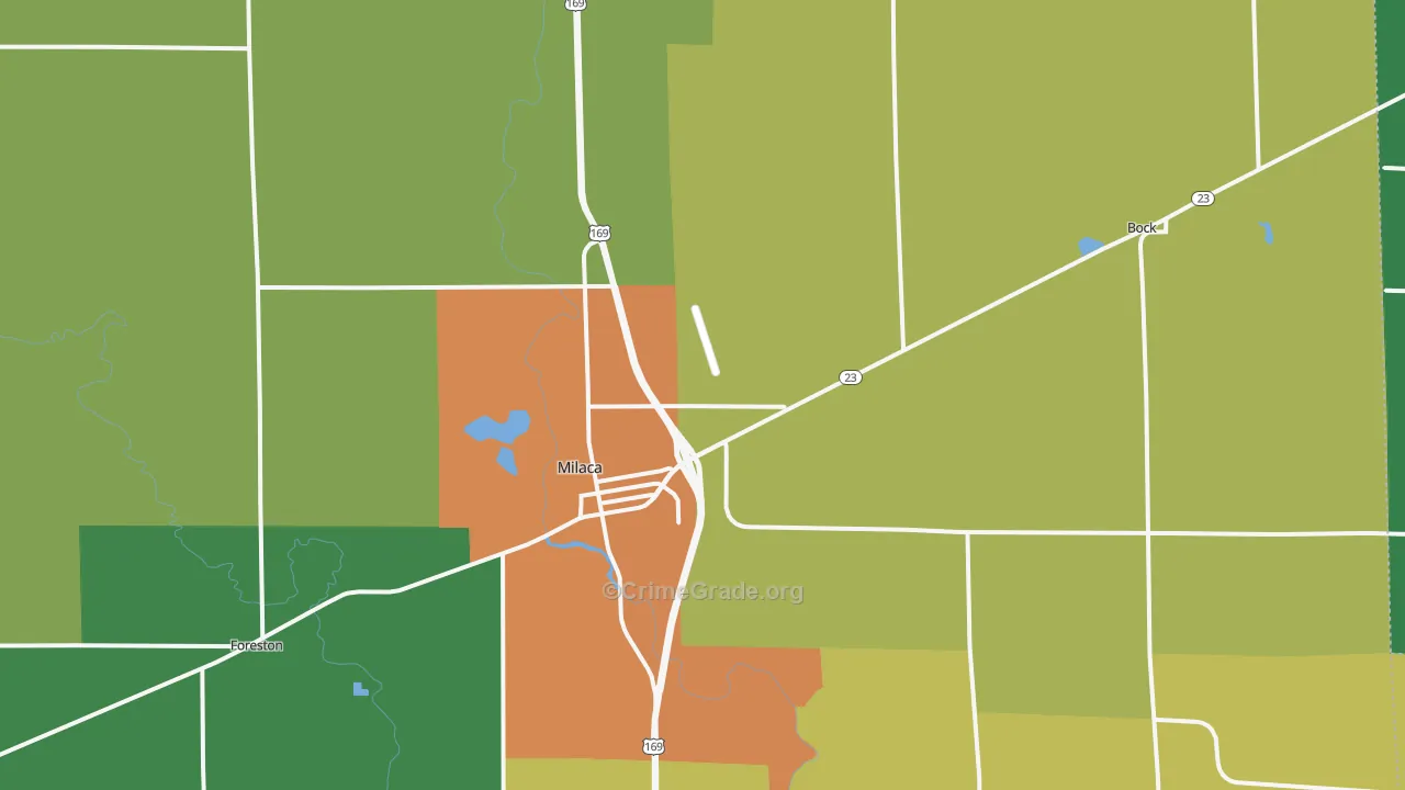 56353, MN Map of Theft Rates