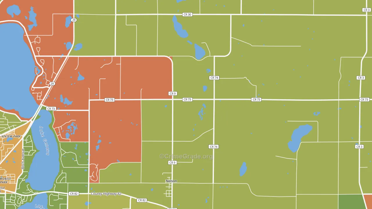 56355, MN Map of Theft Rates