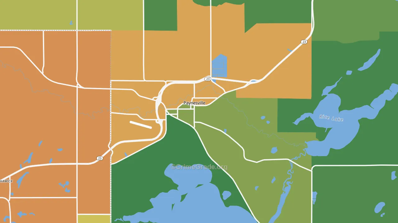 56362, MN Map of Theft Rates