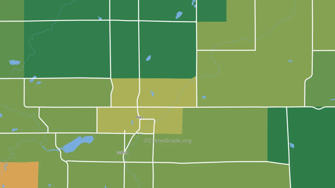 56364, MN Map of Theft Rates