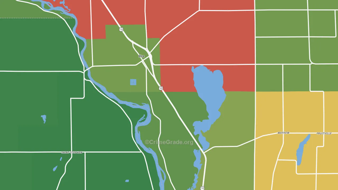 56367, MN Map of Theft Rates