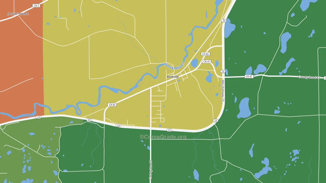 56369, MN Map of Theft Rates