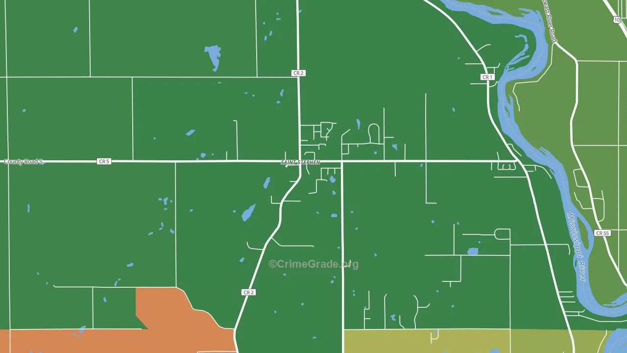 56375, MN Map of Theft Rates