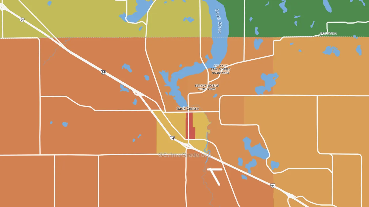 56378, MN Map of Theft Rates